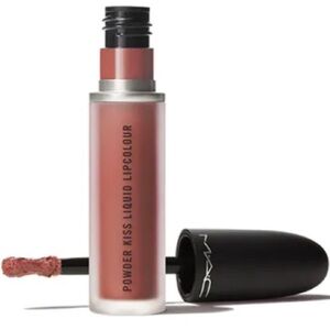 MAC Powder Kiss Liquid Lipcolour Over the Taupe